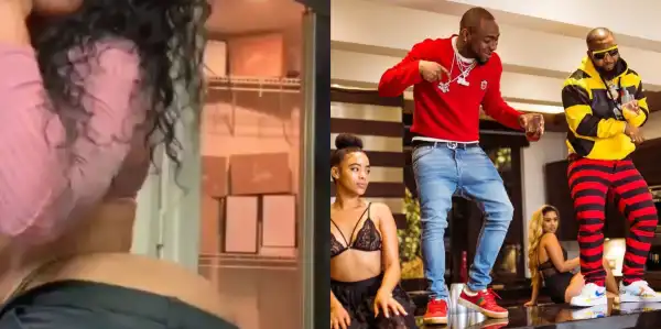 Lady with heavy backside twerks to Davido’s ‘Risky’ (video)